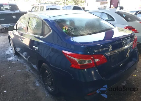 2016 Nissan Sentra S из США, поврежденный, VIN 3N1AB7AP5GY210289